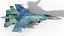 3D model Su-27 Flanker