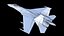 3D model Su-27 Flanker