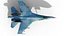 3D model Su-27 Flanker