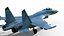 3D model Su-27 Flanker