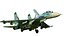 3D model Su-27 Flanker