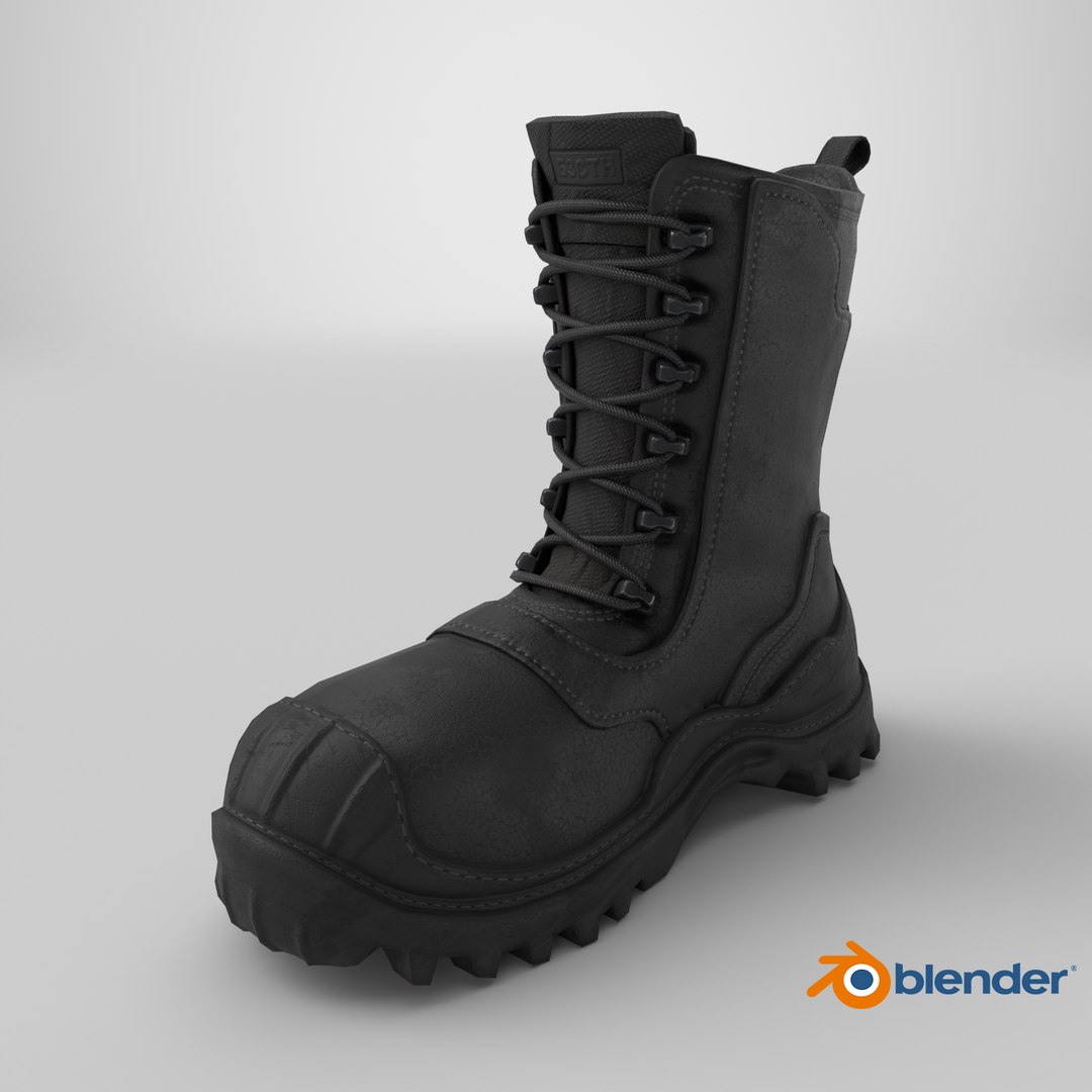 Tactical Boots 03 3D Model - TurboSquid 2235372