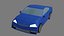 blue car model