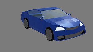 blue car model