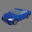blue car model