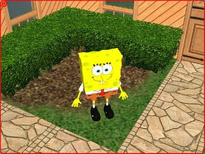 spongebob squarepants 3d obj