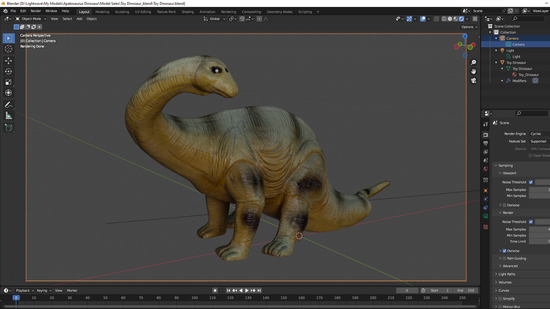 Toy Dinosaur 3D Model - TurboSquid 2097832