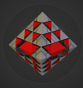 alien artifact 3d c4d