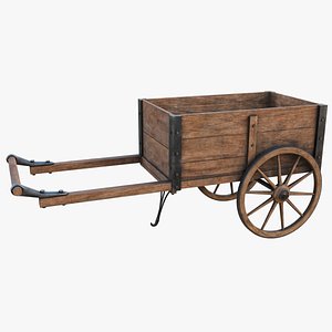 Wooden Vendor Cart01 All PBR Unity UE Textures Included