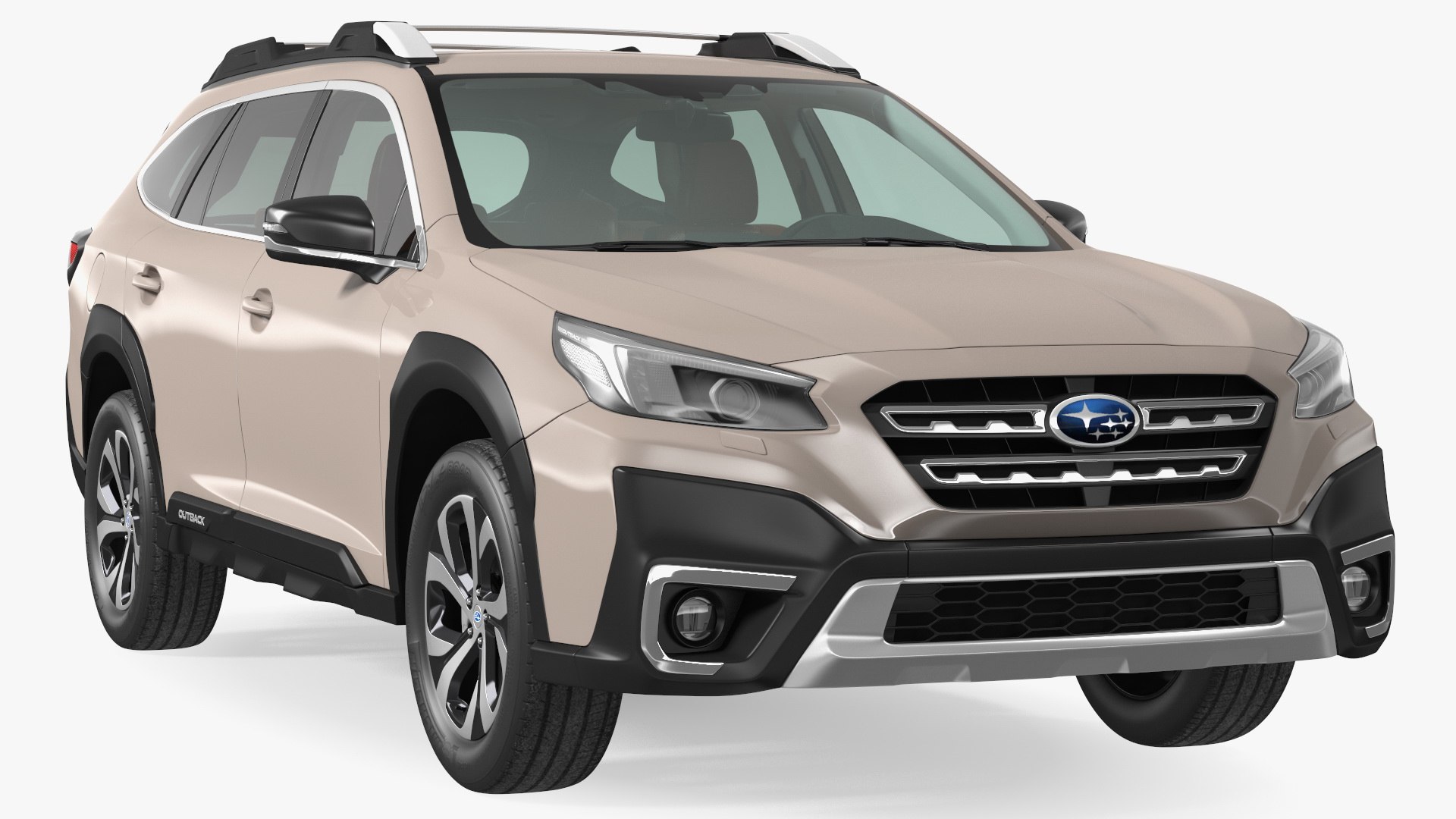 Outback 2021 SUBARU Rigged 3D model preview