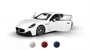 3D model Maserati GranTurismo Modena 2023 HQ 3d model