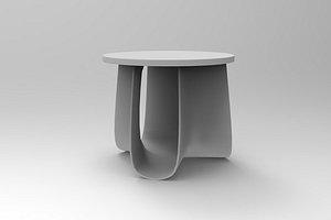 sag modern stool 3D model
