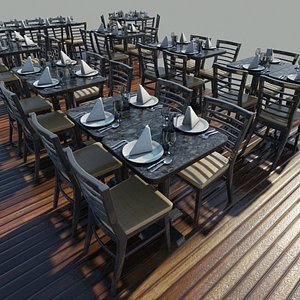 Table - Chairs - Setting