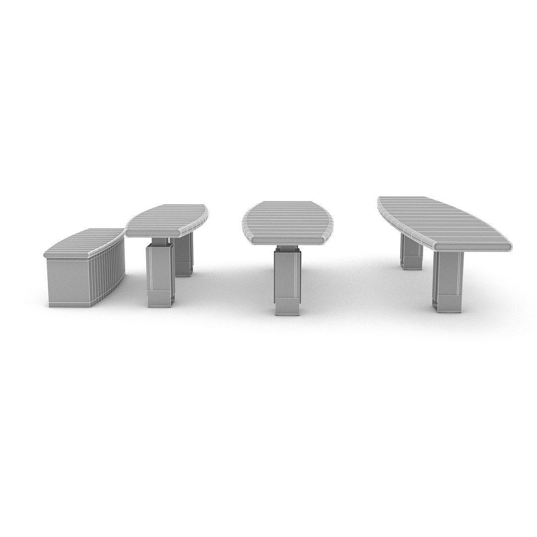 Wooden ship tables model - TurboSquid 1861058