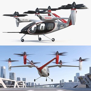 Toyota Air Taxi eVTOL Game Ready
