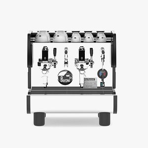 3D model Espresso Coffee Machine La Pavoni PUB 2S