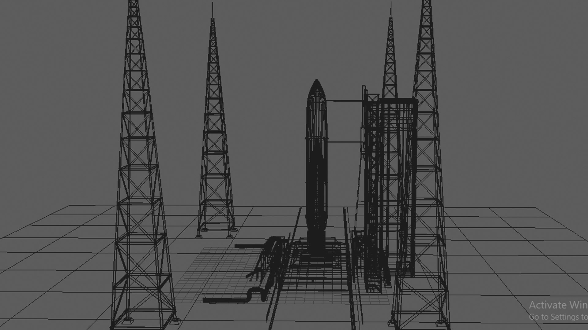 3D Model Ariane 5 Launch Pad - TurboSquid 1986696