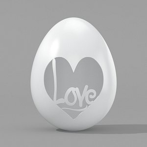 Egg Sculpture N002 3D Print