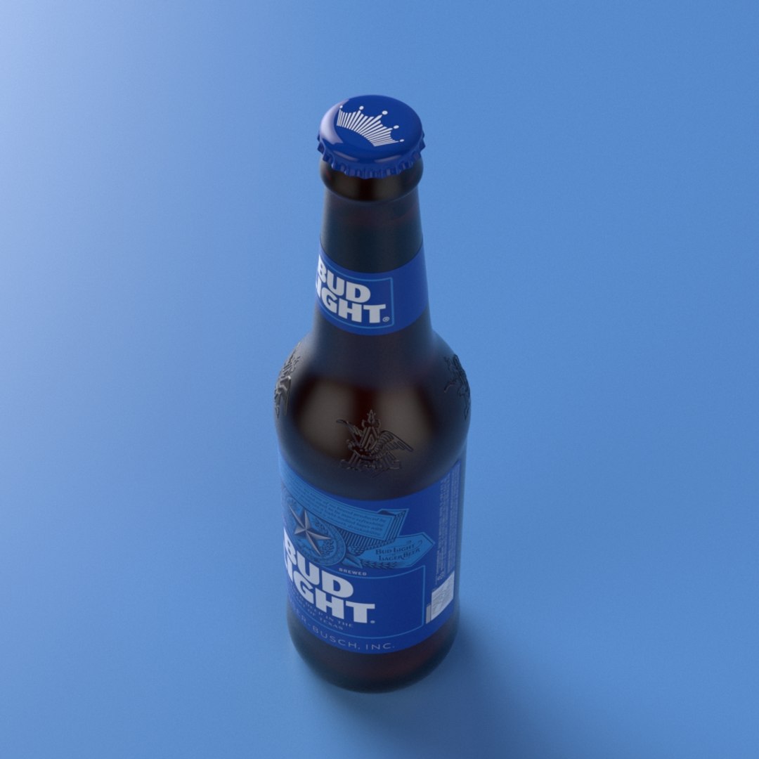 3D budweiser light beer bottle https://p.turbosquid.com/ts-thumb/pJ/UOjgv0/7O3NTABR/ac/jpg/1583187829/1920x1080/fit_q87/f2aaf76b067dac0ceedbeb05339a67e1294e0477/ac.jpg