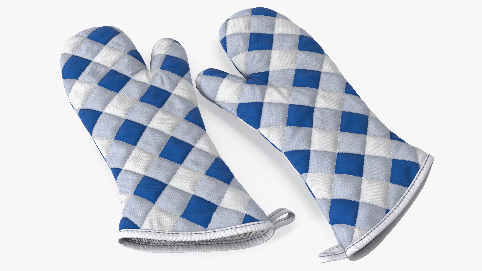 Flame Oven Mitt 3D model preview
