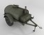 Military water/fuel cistern trailer