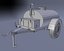 Military water/fuel cistern trailer