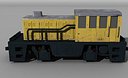 ge switcher locomotive 3d model