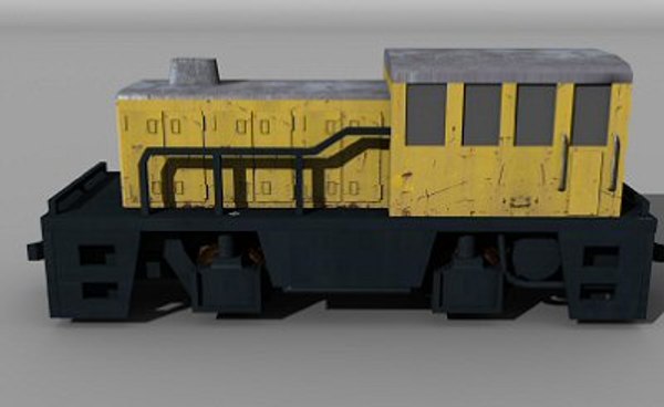 ge switcher locomotive 3d model