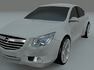 opel vauxhall insignia 3d model