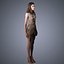 Kaia Gerber Personagem Modelo 3D Low Poly