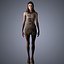 Kaia Gerber Personagem Modelo 3D Low Poly