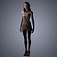 Kaia Gerber Personagem Modelo 3D Low Poly