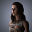 Kaia Gerber Personagem Modelo 3D Low Poly