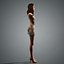 Kaia Gerber Personagem Modelo 3D Low Poly