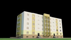 casual house exterior 3d model