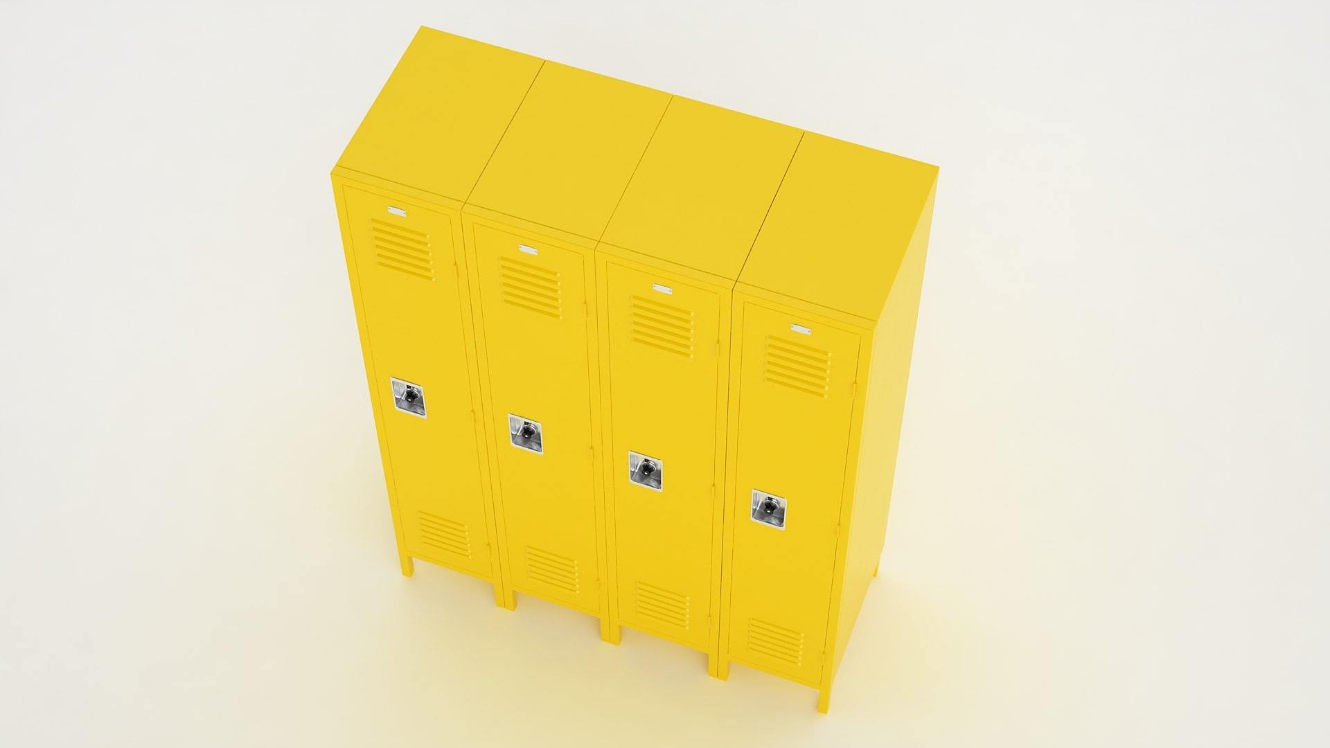 School Lockers Lock Model TurboSquid 1452676