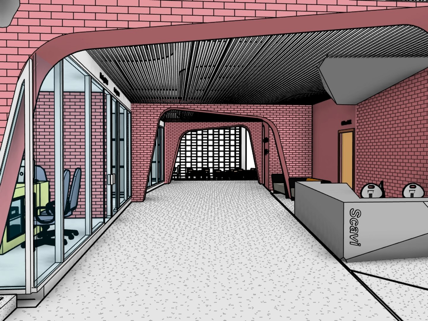 Revit Office Building 3D - TurboSquid 1534623