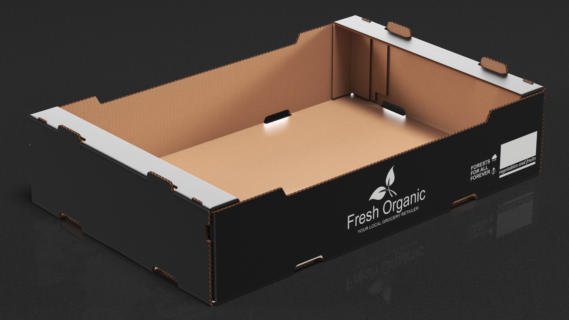 Stackable Corrugated Cardboard Fruit Tray Black 3D model https://p.turbosquid.com/ts-thumb/pJ/u1OqMr/Q7/stackablecorrugatedcardboardfruittrayblack3dmodel007/jpg/1631859196/1920x1080/fit_q87/b4e0c5ee441570a3885166d2755339db2d14b910/stackablecorrugatedcardboardfruittrayblack3dmodel007.jpg