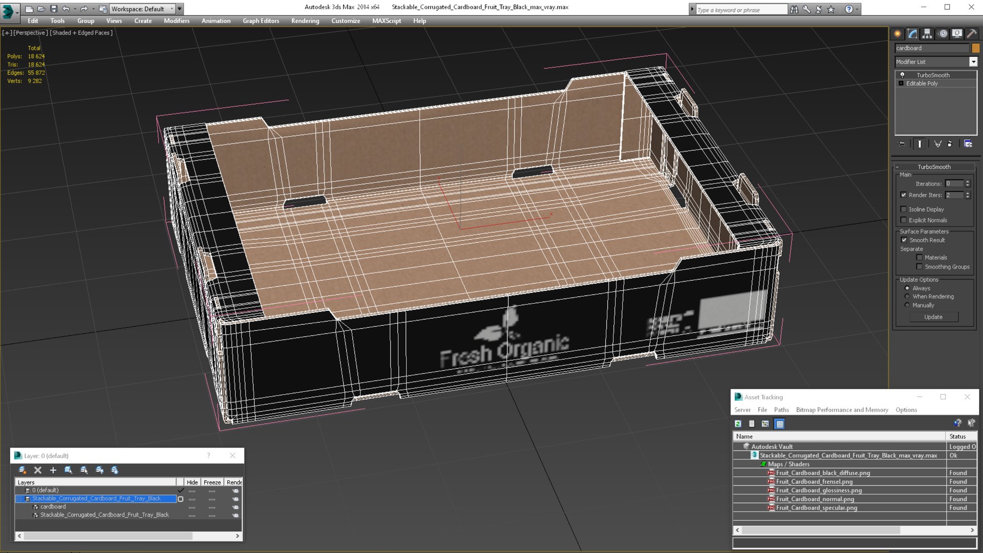 Stackable Corrugated Cardboard Fruit Tray Black 3D model https://p.turbosquid.com/ts-thumb/pJ/u1OqMr/WU/stackablecorrugatedcardboardfruittrayblack3dmodel019/jpg/1631859230/1920x1080/fit_q87/3680418a7bb0a44b9f4814b94860205f4c78cba9/stackablecorrugatedcardboardfruittrayblack3dmodel019.jpg