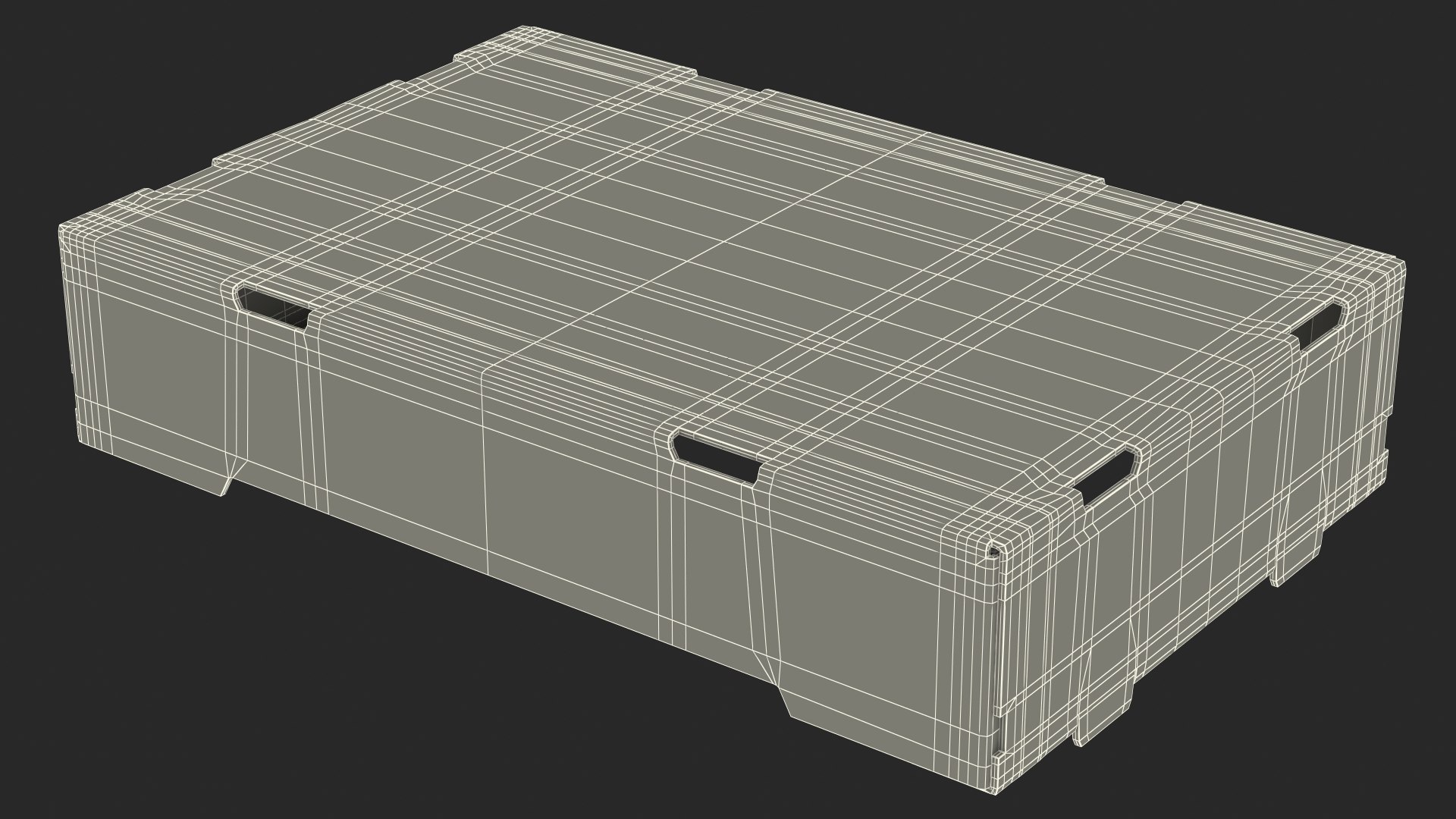 Stackable Corrugated Cardboard Fruit Tray Black 3D model https://p.turbosquid.com/ts-thumb/pJ/u1OqMr/lV/stackablecorrugatedcardboardfruittrayblack3dmodel027/jpg/1631859253/1920x1080/fit_q87/62799faca783aee8b3af6903c896fa1d7d3836a2/stackablecorrugatedcardboardfruittrayblack3dmodel027.jpg