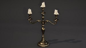 3D model candlestick