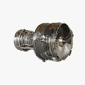 3D jet engine cfm56
