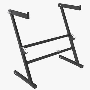 3D Music Keyboard Stand model