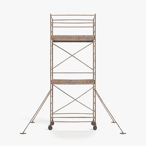 old scaffolding model