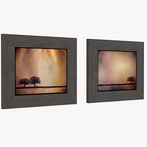 Modern Art Canvas Wide Inset