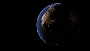 Photorealistic Earth 6K textures Animated