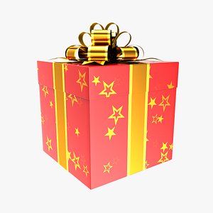 3d model gift box