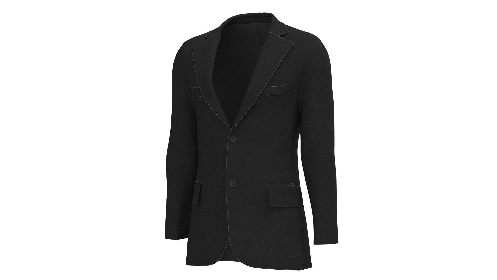 Free Male Blazer Jacket Free 3D Model - TurboSquid 2189043