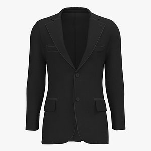 Male blazer jacket free 3D model