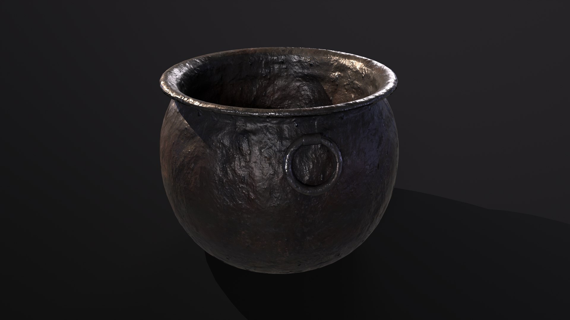 Iron Pot 3D Model TurboSquid 1893784